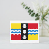 Carte postale du drapeau du Bedfordshire (Debout devant)