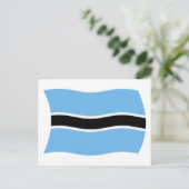 Carte postale du drapeau du Botswana (Debout devant)