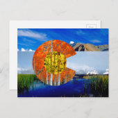 Carte postale du drapeau du Colorado (Devant / Derrière)