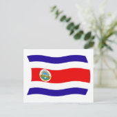 Carte postale du drapeau du Costa Rica (Debout devant)