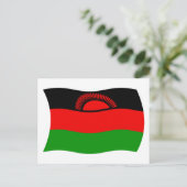 Carte postale du drapeau du Malawi (Debout devant)