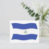 Carte postale du drapeau du Nicaragua (Debout devant)