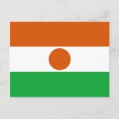 Carte postale du drapeau du Niger (Devant)