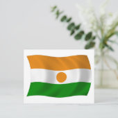 Carte postale du drapeau du Niger (Debout devant)