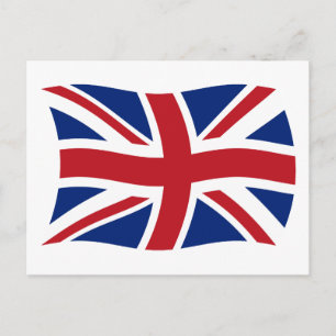 Carte postale du drapeau du Royaume-Uni