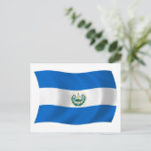 Carte postale du drapeau du Salvador (Debout devant)