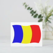 Carte postale du drapeau du Tchad (Debout devant)