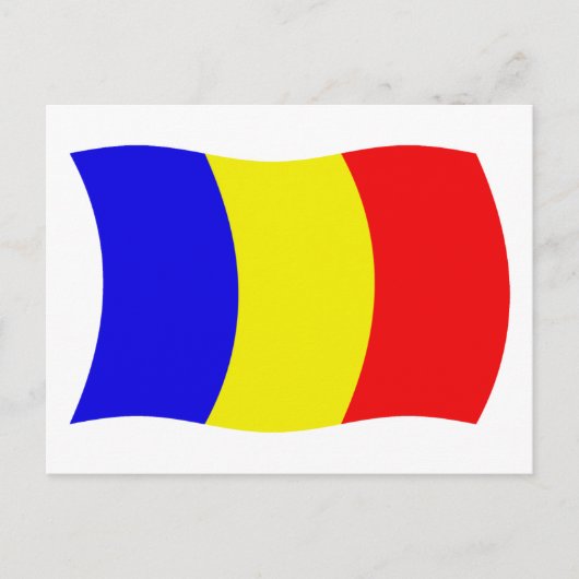Carte postale du drapeau du Tchad (Devant)