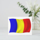 Carte postale du drapeau du Tchad (Debout devant)