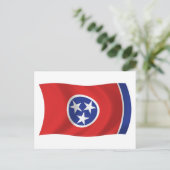 Carte postale du drapeau du Tennessee (Debout devant)