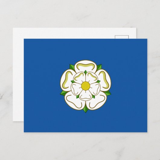 Carte postale du drapeau du Yorkshire (Devant / Derrière)