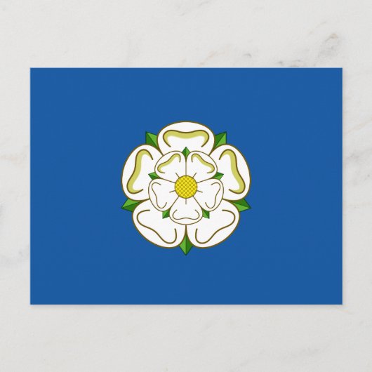 Carte postale du drapeau du Yorkshire (Devant)
