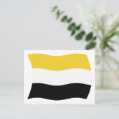 Carte postale du drapeau garifuna (Debout devant)