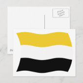 Carte postale du drapeau garifuna (Devant / Derrière)