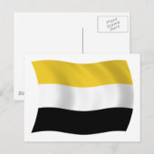 Carte postale du drapeau garifuna (Devant / Derrière)
