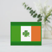Carte postale du drapeau irlandais (Debout devant)