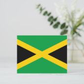 Carte postale du drapeau jamaïcain (Debout devant)