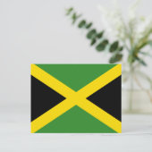 Carte postale du drapeau jamaïcain (Debout devant)