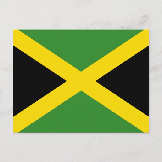 Carte postale du drapeau jamaïcain (Devant)