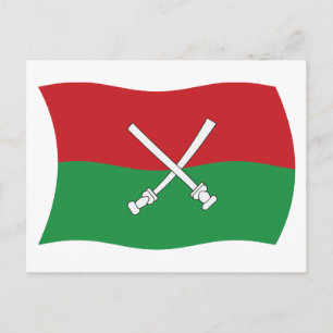 Carte postale du drapeau Li & Miao de Hainan