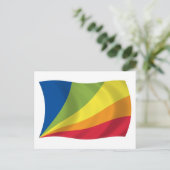 Carte postale du drapeau Lingua Franca Nova (Debout devant)