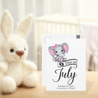 Dû en Juillet Petite arachide bébé fille Eléphant