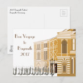 Carte postale du Festival de Bayreuth 2017 "Bon Vo (Devant / Derrière)