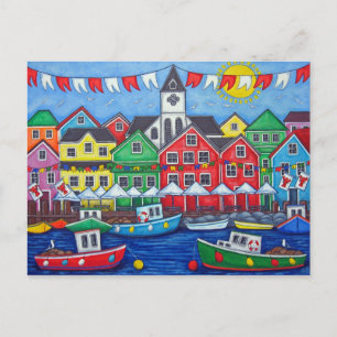 Carte postale du Festival de la ville natale