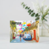 Carte postale du Festival du Parapluie de Portugal (Debout devant)