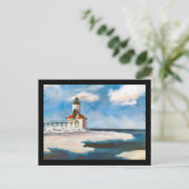 Carte postale du feu Michigan City (Debout devant)