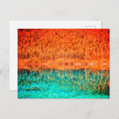 Carte postale du feuillage d'automne (Devant / Derrière)