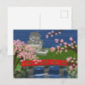 Carte postale du fleuve Himeji (Devant / Derrière)