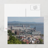 Carte postale du fleuve Saint-Laurent, Québec (Devant / Derrière)