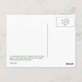 Carte postale du flux de montagne (Dos)