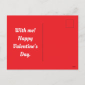 Carte postale du gagnant de la Saint-Valentin (Dos)