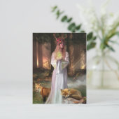 Carte postale du gardien de forêt (Debout devant)