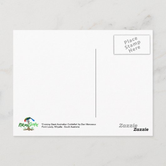 Carte postale du géant australien Cruiser (Dos)