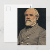 Carte postale du général Robert E. Lee (Devant / Derrière)