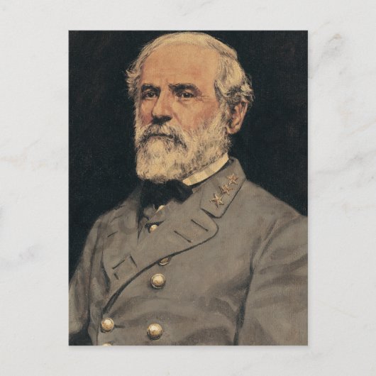 Carte postale du général Robert E. Lee (Devant)