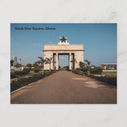 Carte postale du Ghana (Devant)