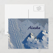 Carte postale du glacier Matusevich, Antarctique (Devant / Derrière)