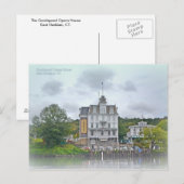 Carte postale du Goodspeed Opera House (Devant / Derrière)