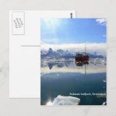 Carte postale du Groenland (Devant / Derrière)