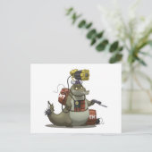 Carte postale du groupement tactique (Debout devant)