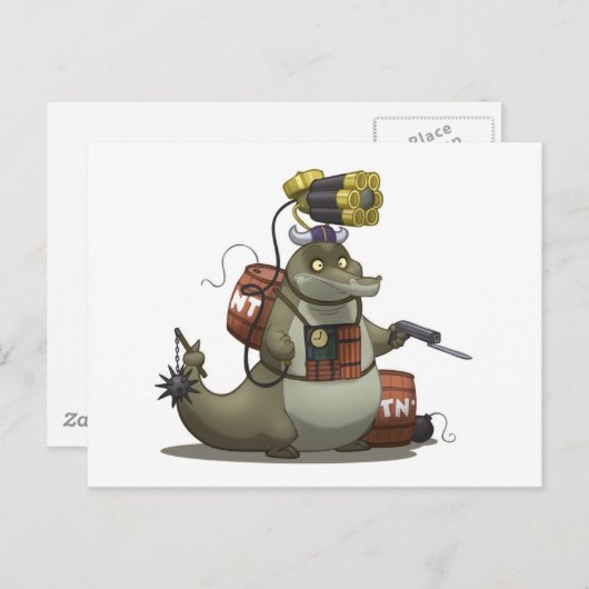 Carte postale du groupement tactique (Devant / Derrière)