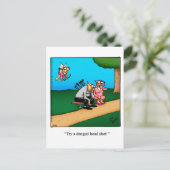 Carte postale du Humour de la Saint Valentin (Debout devant)