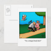 Carte postale du Humour de la Saint Valentin (Devant / Derrière)