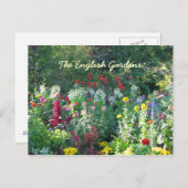 Carte postale du jardin anglais (Devant / Derrière)