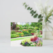 Carte postale du jardin anglais (Debout devant)