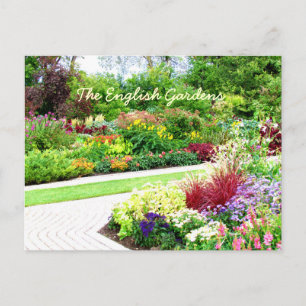 Carte postale du jardin anglais